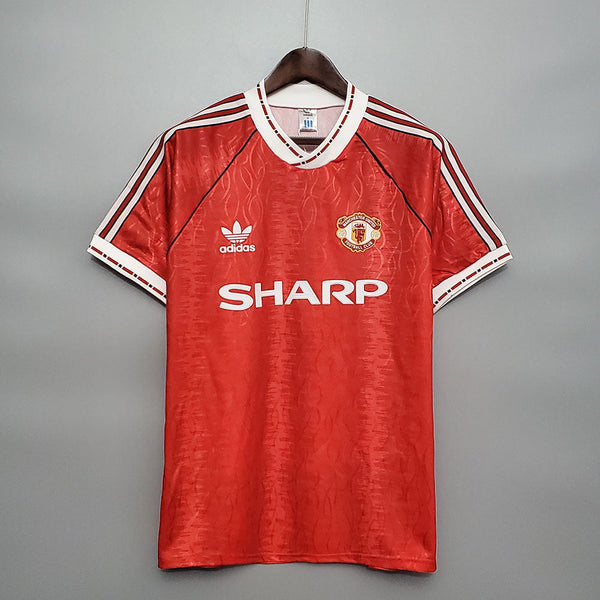 MANCHESTER UNITED 1990-1992 HOME FOOTBALL SHIRT – Kit Nation - Main Image