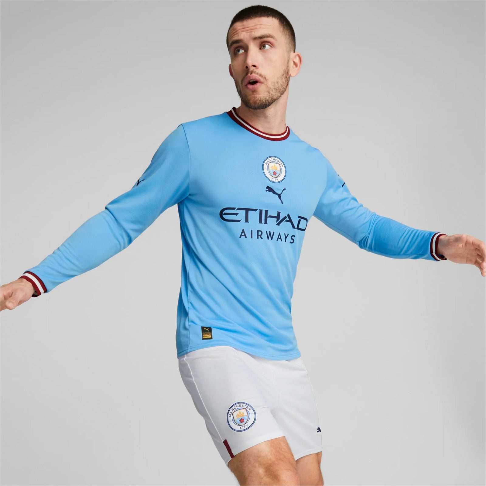 PUMA MANCHESTER CITY HOME JERSEY 22 23 LONG SLEEVE Kit Nation