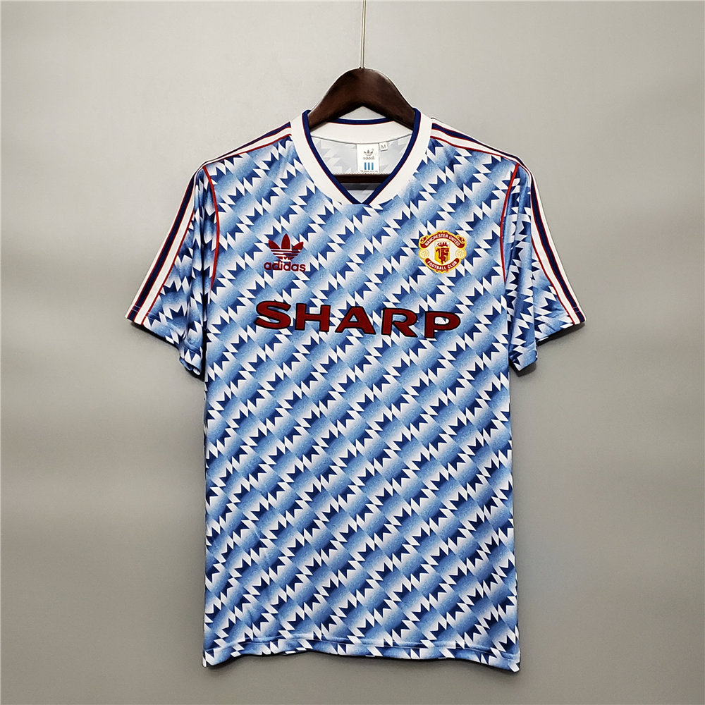 MANCHESTER UNITED AWAY SHIRT 90 92 Kit Nation