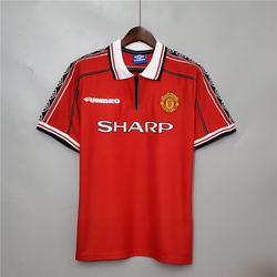 Flash Sale MANCHESTER UNITED HOME SHIRT 98/00 1999 Treble Winners